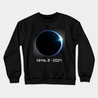 April 8 2024 totality Sun Eclipse Crewneck Sweatshirt